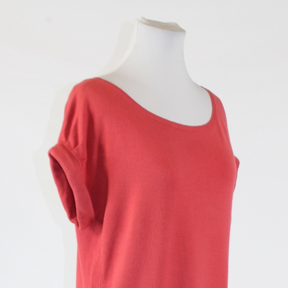 Salmon pink THE LIMITED scoop neck sweater M - Picture 4 of 8